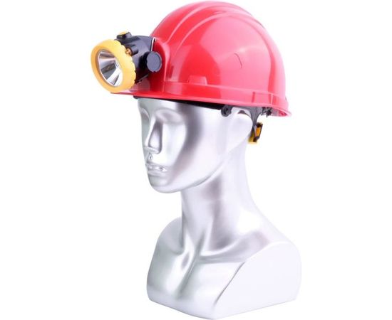Защитная шахтерская каска РОСОМЗ СОМЗ-55 Hammer, красная 77516 – изображение 3