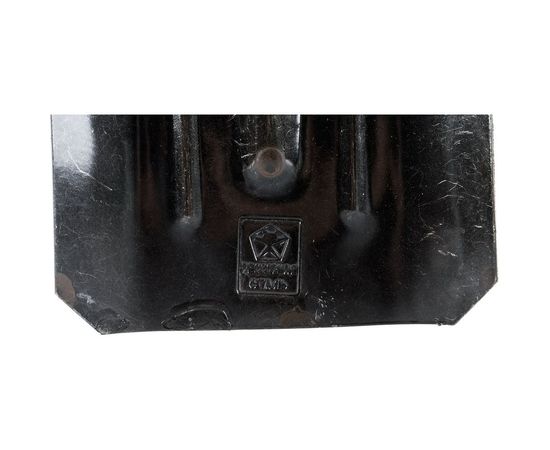 Совковая лопата СИБРТЕХ с ребром жесткости, рельсовая сталь, без черенка 61471 – изображение 4