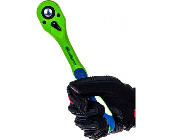 Ключ-трещотка двухкомпонентная рукоятка 1/2 СИБРТЕХ 14009:717 – изображение 5