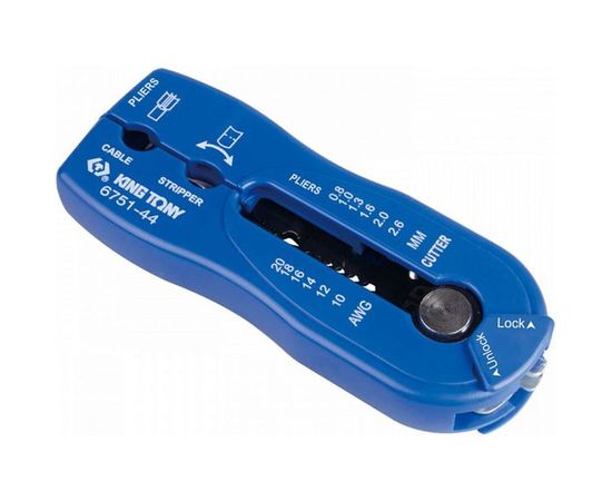 Многофункциональный стриппер для зачистки и резки провода KING TONY 6751-44 