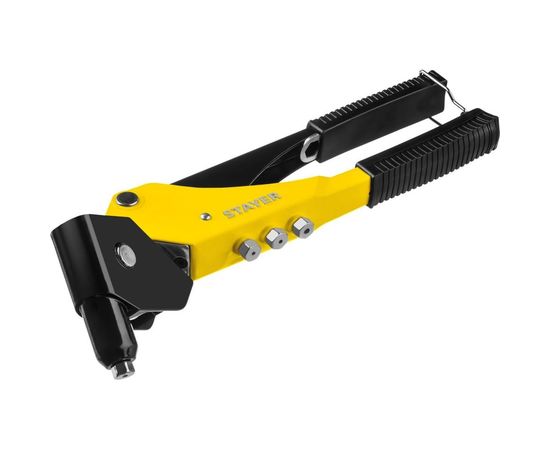 Поворотный заклепочник Stayer 0-360, MaxFix "MS 360" для заклёпок из алюминия d=2,4-4,8 мм, литой корпус 3110_z01 