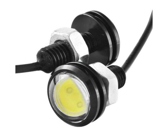 Лампа для комбинирования фонаря дневного ходового огня SKYWAY 1 сверхмощный диод, 1.5 W, белая, 2 штуки S08502003 
