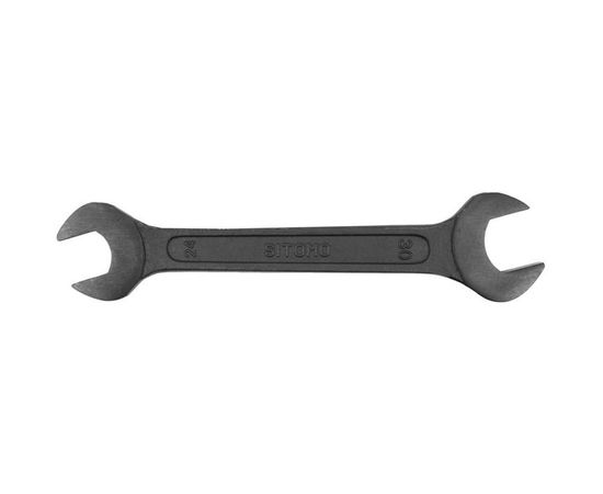 Гаечный рожковый двусторонний ключ SITOMO 24х30 окс. 131016 