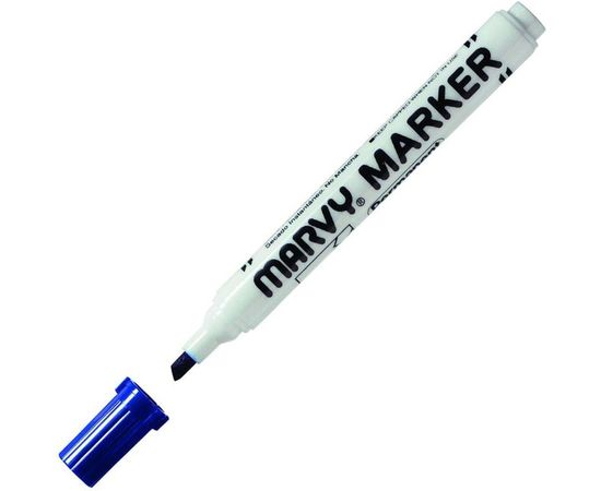 Меловой маркер для стекла MARVY UCHIDA 1 мм синий MAR482S/3 