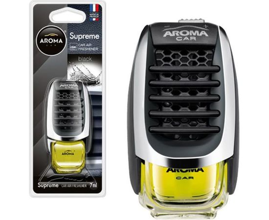 Ароматизатор на дефлектор AROMA CAR SUPREME Black 92050 