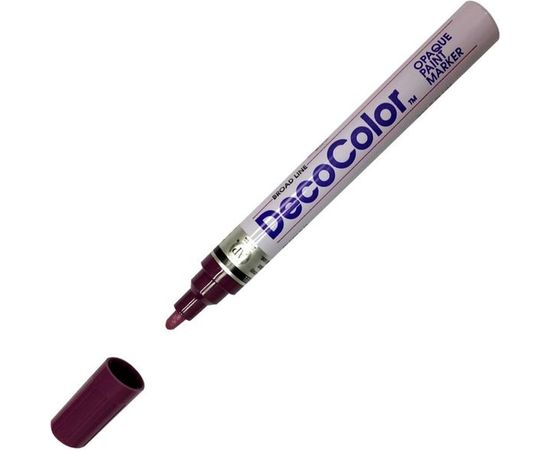 Лаковый маркер MARVY UCHIDA с круглым наконечником 2-4мм бордовый PLUM MAR300/64 