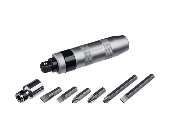 Ударно-поворотная отвертка ЗУБР Профессионал 8 предметов 2567 