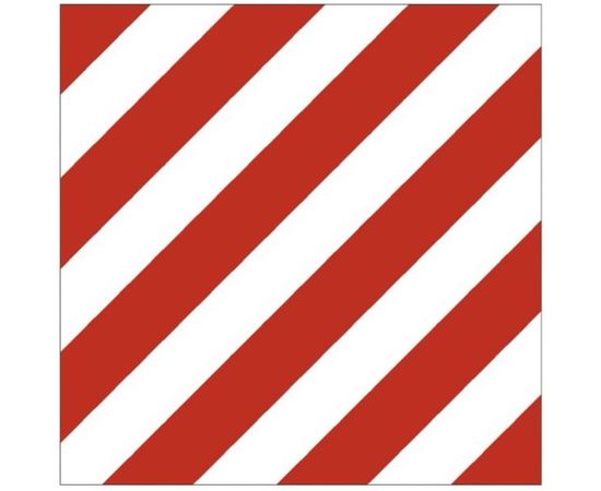 Наклейка на груз. машины SKYWAY Крупногабаритный груз ГОСТ цвет красный/белый S08101020 