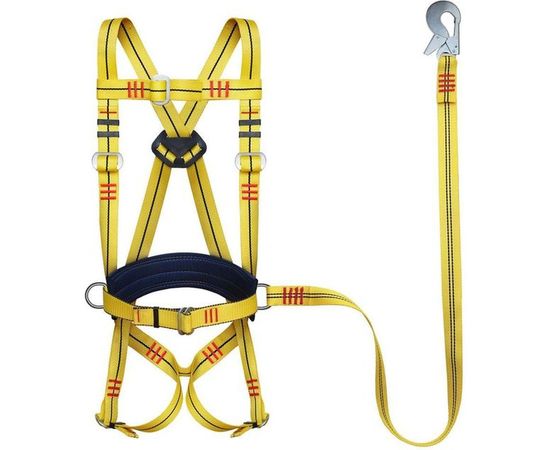 Монтажный пояс с наплечными и набедренными лямками Tech-Krep УСП 2АЖ, 143193 