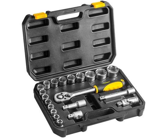 Головки сменные 21 шт. (1/2", CrV) TOPEX 38D642 