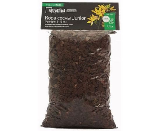 Субстрат кора сосны EffectBio ProLine Junior 5-13 мм, 1.2 л 4603735996325 