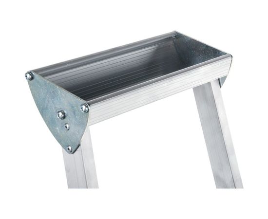 Алюминиевая стремянка с алюминиевым лотком Inforce 5 ступеней СП-01-05 – изображение 4