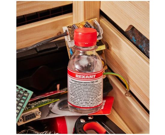 Силиконовое масло ПМС-200 (100 мл) REXANT 09-3931 – изображение 3