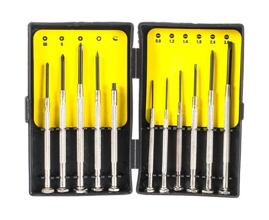 Часовые отвертки для особоточных работ Stayer 11 предметов 2560-H11_z02 – изображение 4