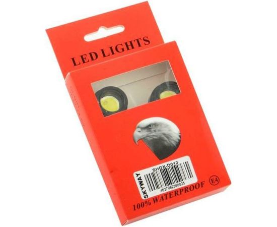 Лампа для комбинирования фонаря дневного ходового огня SKYWAY 1 сверхмощный диод, 1.5 W, белая, 2 штуки S08502003 – изображение 3