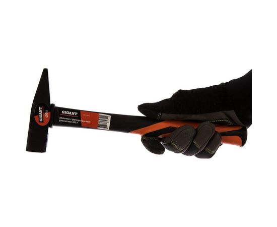 Молоток с фибергласовой рукояткой 400g Gigant HHT400-1 – изображение 4