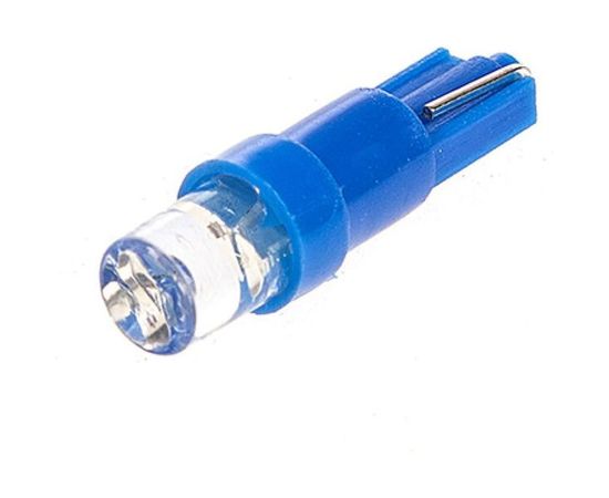 Автолампа диод SKYWAY T5W1,2W 12V 1 LED без цоколя 1-конт синяя S08201211 – изображение 2