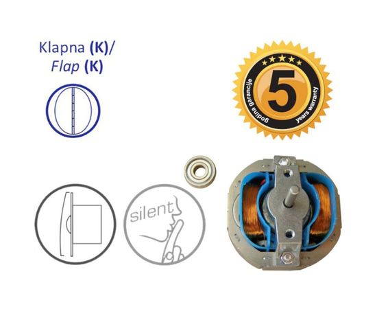 Вентилятор MTG A120SXS-K/150 с клапаном 31202 – изображение 2