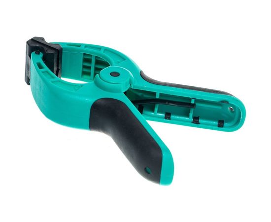 Клещеобразная струбцина Sturm пластиковый корпус, усиленная пружина, длина 115мм, зев 37мм 1078-07-37 – изображение 5