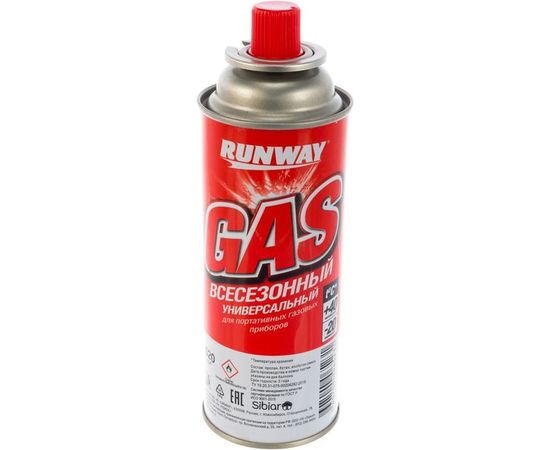 Всесезонный газ RUNWAY -20С, 520мл, аэрозоль RW6137 – изображение 2
