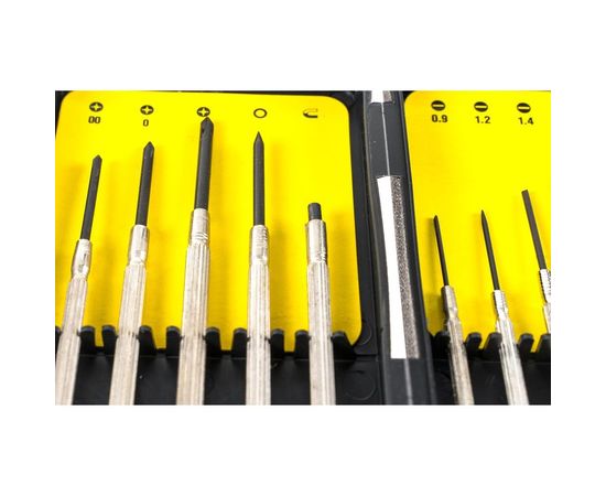 Часовые отвертки для особоточных работ Stayer 11 предметов 2560-H11_z02 – изображение 3