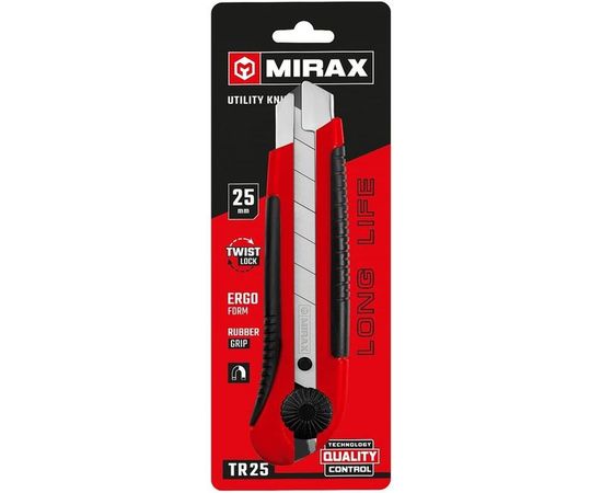 Нож MIRAX с винтовым фиксатором 25 мм 09129 – изображение 3