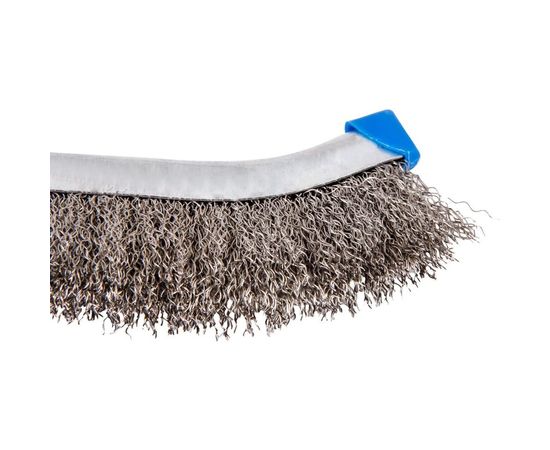 Щётка NORGAU с пластиковой рукояткой, проволока из нерж. стали 087602101 – изображение 2