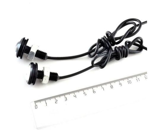 Лампа для комбинирования фонаря дневного ходового огня SKYWAY 1 сверхмощный диод, 1.5 W, белая, 2 штуки S08502003 – изображение 2