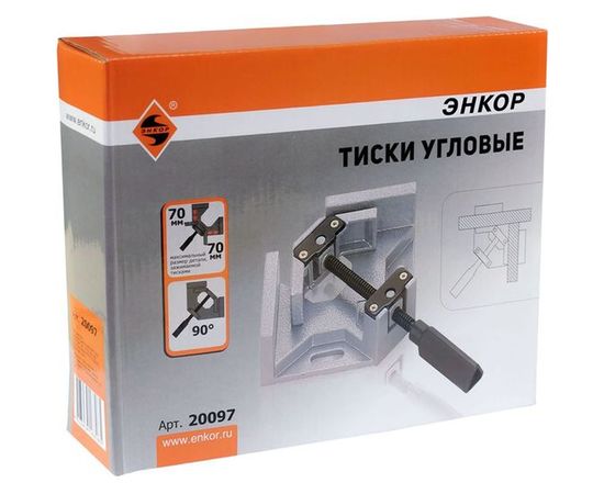 Угловые тиски Энкор 70 мм 20097 – изображение 2