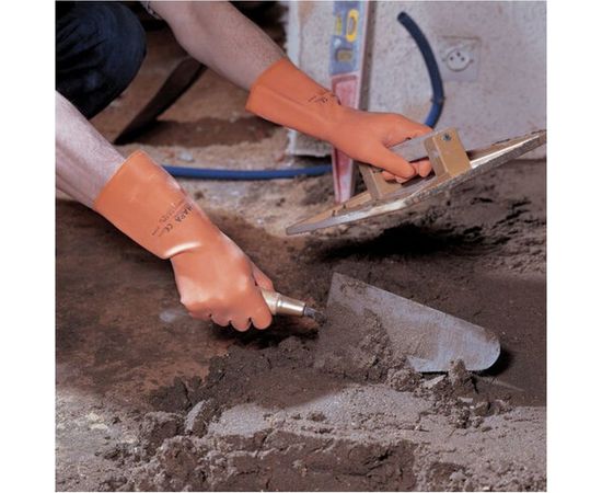 Перчатки MAPA Industrial/Alto 299, хб напыление, размер 7, оранжевые 606241 – изображение 3