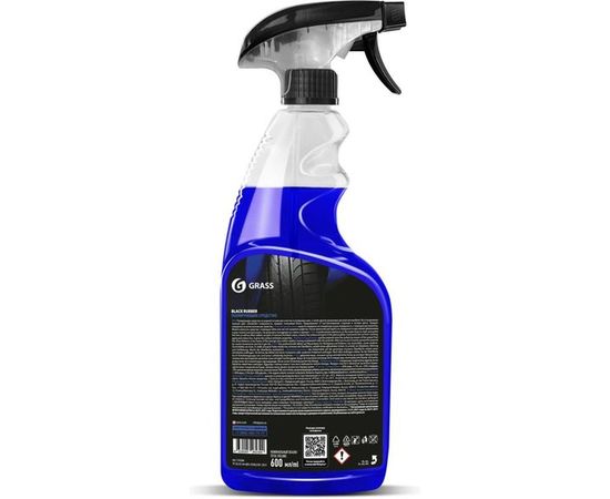 Полироль-чернитель шин Grass Black rubber 600 мл 110384 – изображение 2