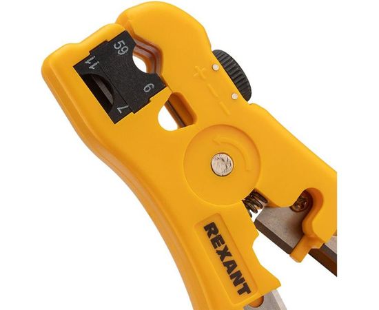 Инструмент для зачистки и обрезки кабелей REXANT HT-302 RG-58, RG-59, RG-6, RG-11 12-4016-4 – изображение 6