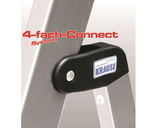 Свободностоящая стремянка, 4 ступени Krause MONTO SEPURO 127228 – изображение 6