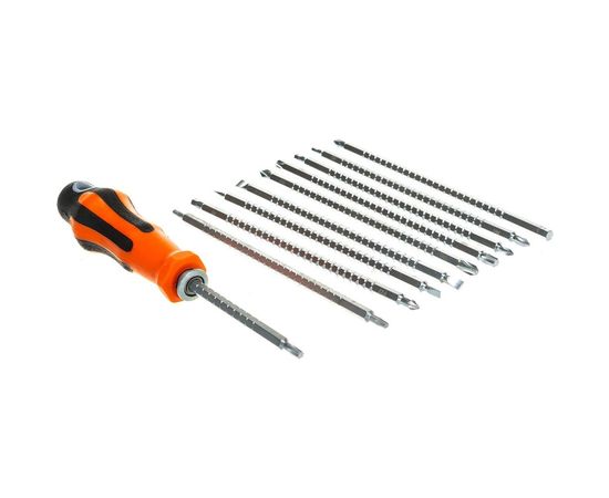 Набор отверток PH, PZ, SL, T, H с регулируемой длиной стержня в сумке Автоdело 11 предметов 30730 15166 