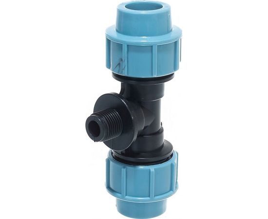 Тройник с наружной резьбой (25 мм, 1/2") Unipump 37823 