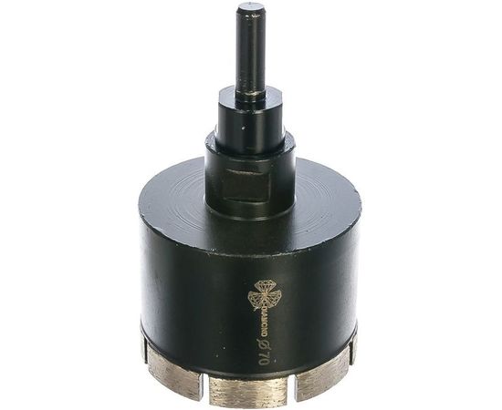 Коронка алмазная по керамограниту, серебряная пайка (70 мм) TRIO-DIAMOND GCB769 