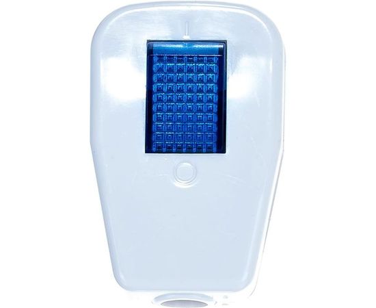 Вилка с выключателем с/з, белая 16А 250В UNIVersal 0056 