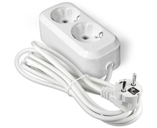 Бытовой удлинитель UNIVersal Е-302 ПВС 3*1 2гн. с/з 5м 9631974 