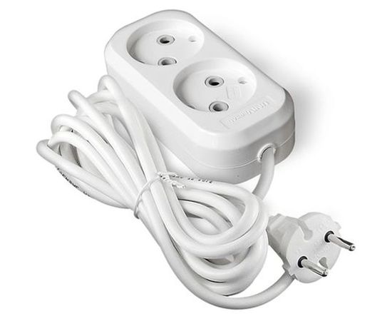 Удлинитель UNIVersal Е-202 ПВС 2*0,75, 2 гнезда, 3м 9631960 