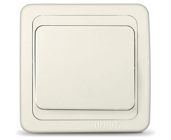 Выключатель UNIVersal Валери слоновая кость Б-В0021 