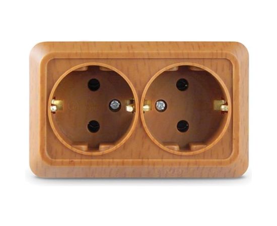 Розетка UNIVersal Олимп с/з бук 7946758 