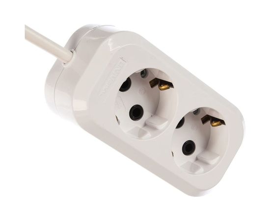 Бытовой удлинитель UNIVersal Е-302 ПВС 3*1 2гн. с/з 2м 9631972 