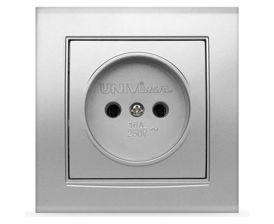 Розетка UNIVersal Бриллиант б/з серебро 7949834 