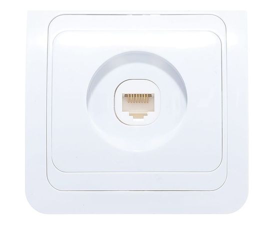 Компьютерная розетка UNIVersal Валери белая В0035 