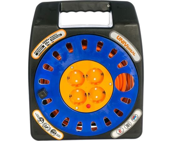 Силовой удлинитель UNIVersal У16-012 термо ПВС 3*1,5 20м 9633881 