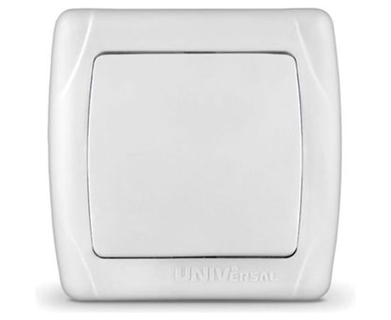 Выключатель UNIVersal Маргарита белый М0021 