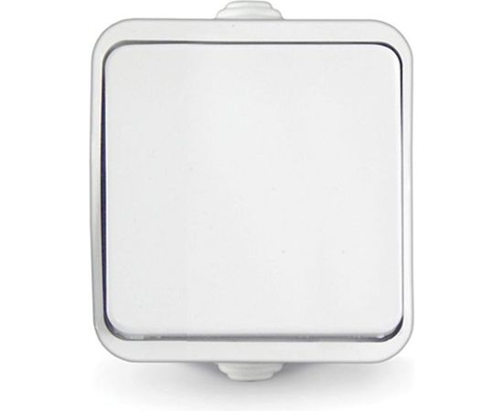 Выключатель UNIVersal Клио 1 клавиша, IP44 белая К2221 