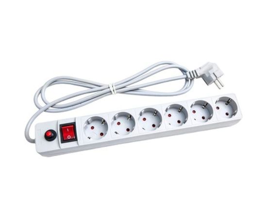 Сетевой фильтр ПВС 3*0,75 серый 3м UNIVersal 967U-5003 