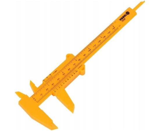 Штангенциркуль VOREL 150мм, пластиковый 15120 