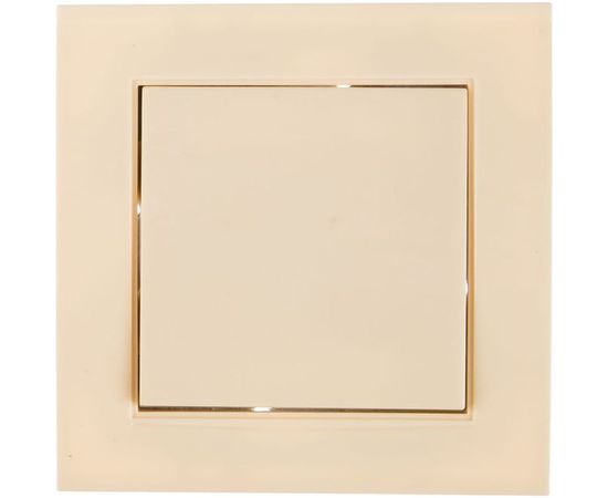 Одноклавишный выключатель, слоновая кость UNIVersal Бриллиант 7948585 